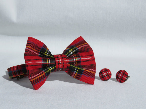 Nœud papillon style libre Royal Stewart Tartan