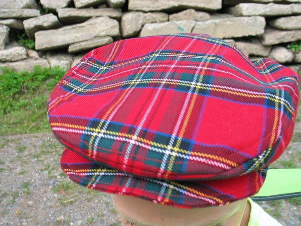 Casquette plate Royal Stewart Tartan Newsboy