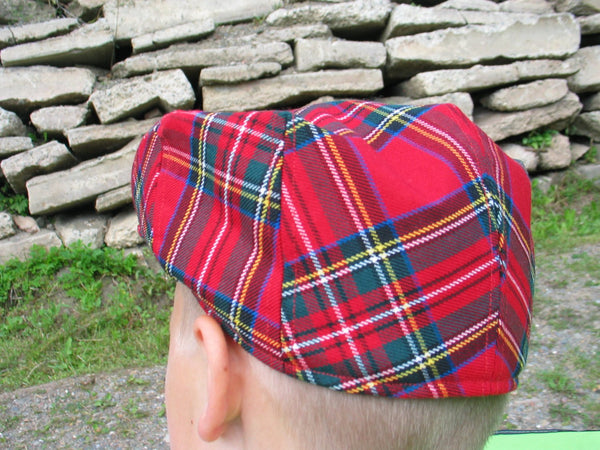 Casquette plate Royal Stewart Tartan Newsboy