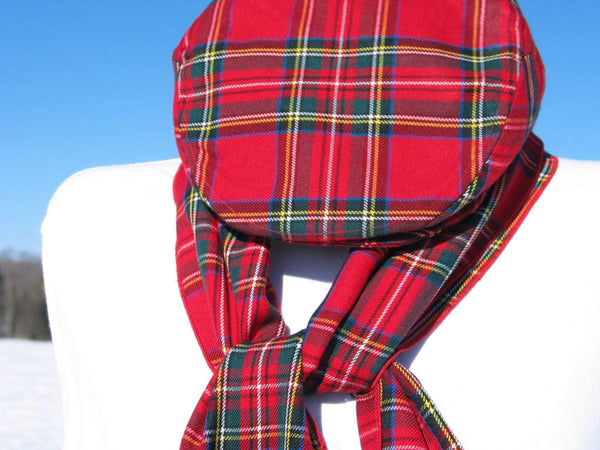 Royal Stewart Tartan Newsboy Flat Cap and Scarf