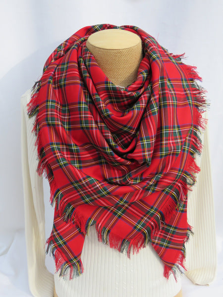 Royal Stewart Tartan Blanket Scarf-Taylors Tartans