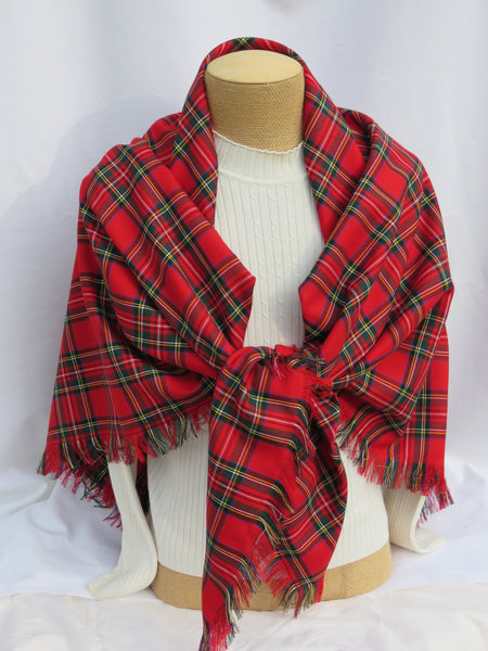 Royal Stewart Tartan Blanket Scarf