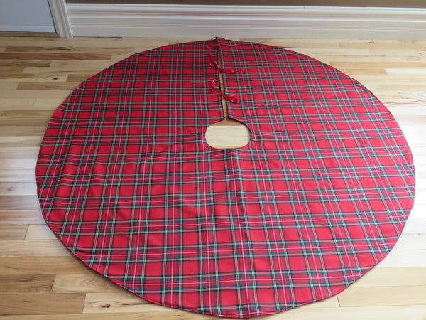 Royal Stewart Tartan Christmas Tree Skirt