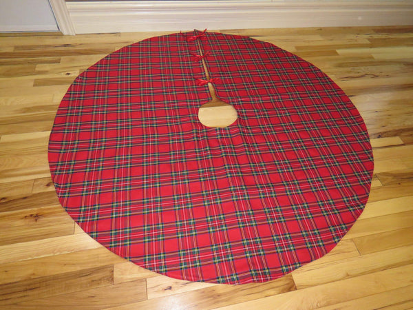 Royal Stewart Tartan Christmas Tree Skirt