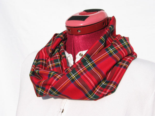 Royal Stewart Tartan Infinity Scarf