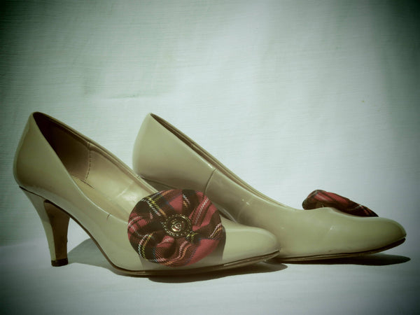 Royal Stewart Tartan Shoe Clips