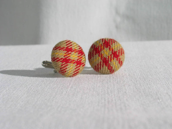 Saskatchewan Tartan Cuff Links-Taylors Tartans