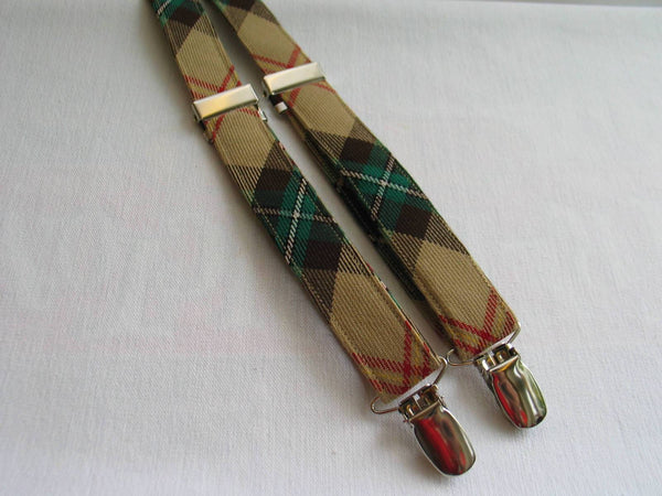 Boutons de manchette en tartan de la Saskatchewan