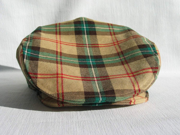 Saskatchewan Tartan Flat Cap