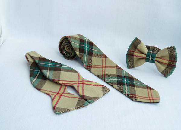 Saskatchewan Tartan Freestyle Bow Tie-Taylors Tartans