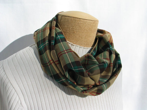 Saskatchewan Tartan Infinity Scarf