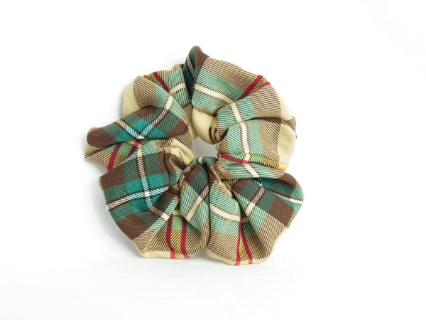 Saskatchewan Tartan Scrunchie