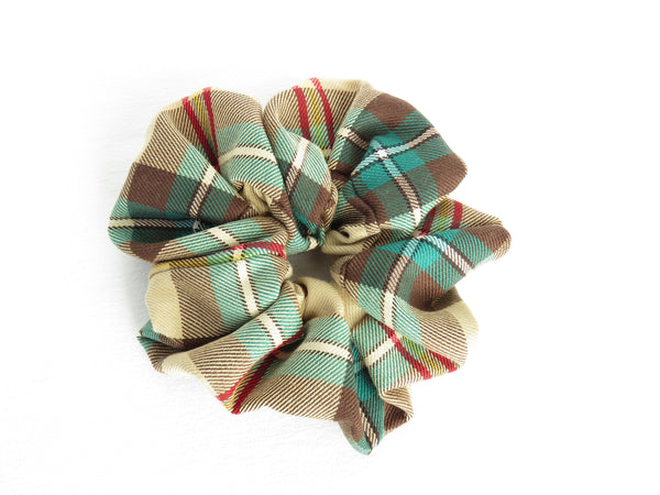 Saskatchewan Tartan Scrunchie