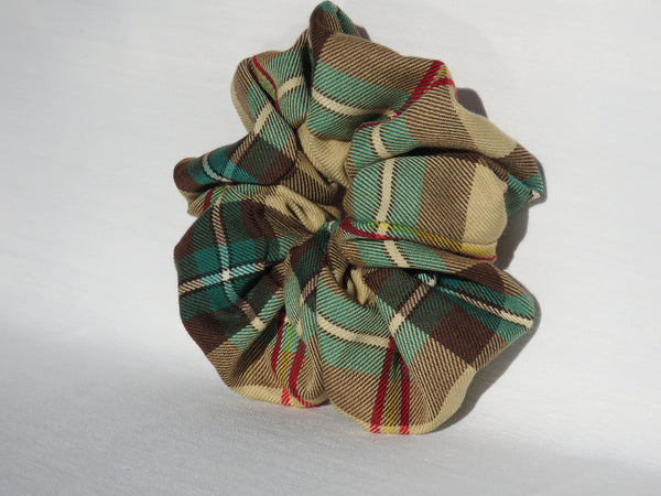 Saskatchewan Tartan Scrunchie