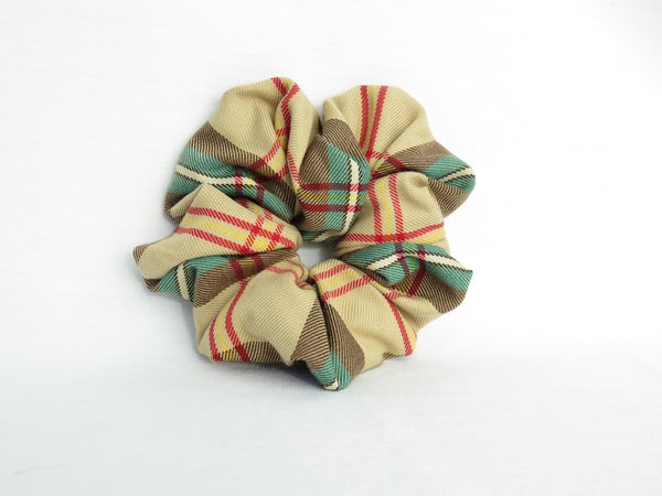 Saskatchewan Tartan Scrunchie