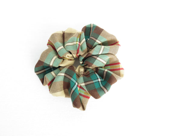 Saskatchewan Tartan Scrunchie