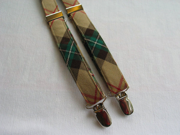 Saskatchewan Tartan Suspenders