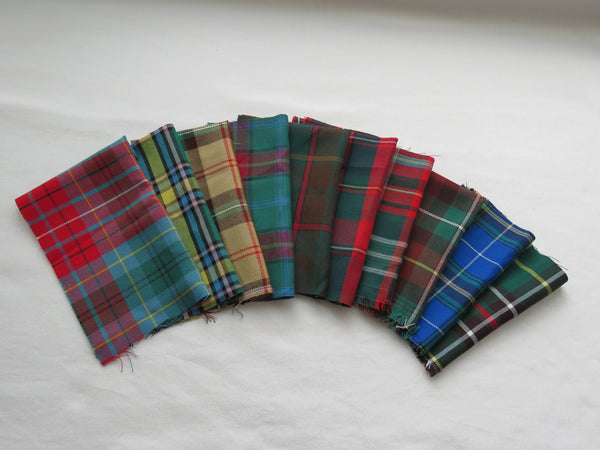 Set Canadian Provincial Tartan Fabric By The Yard-Taylors Tartans