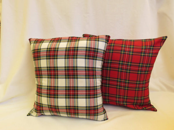 Housses de coussin tartan Stewart