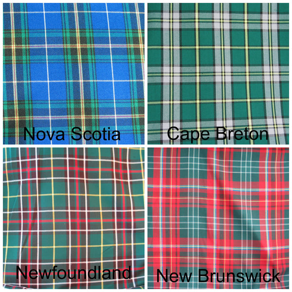 Échantillons de tissu tartan