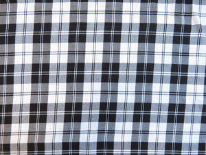 White Menzies Tartan Fabric-Taylors Tartans