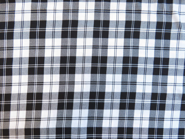 White Menzies Tartan Fabric-Taylors Tartans